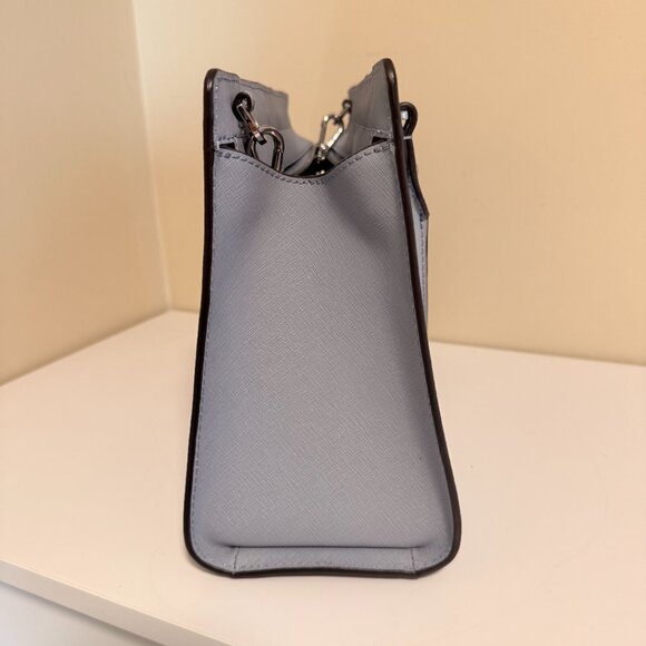 Michael Kors Light Blue Saffiano Leather Satchel - Picture 9 of 10